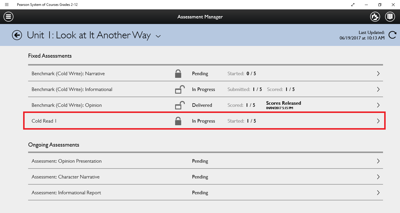 Pause, Resume, Lock, and Reset Assessments