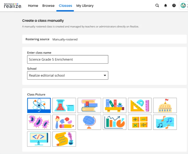Create Classes