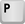 Keyboard P key